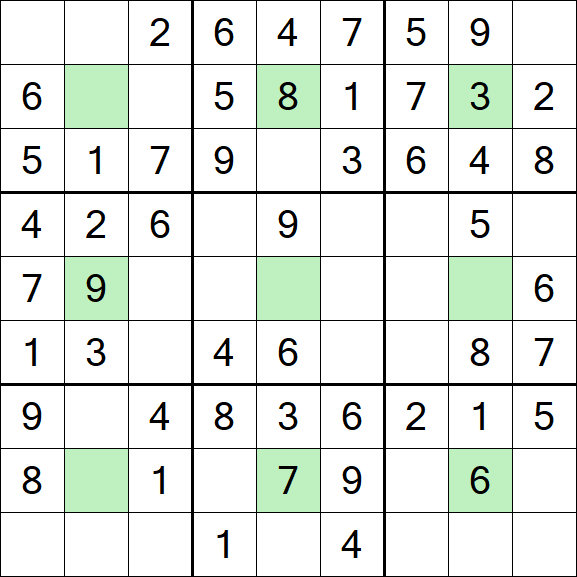 Center Dot Sudoku - Einfach