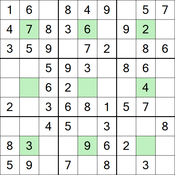 Center Dot Sudoku - Einfach