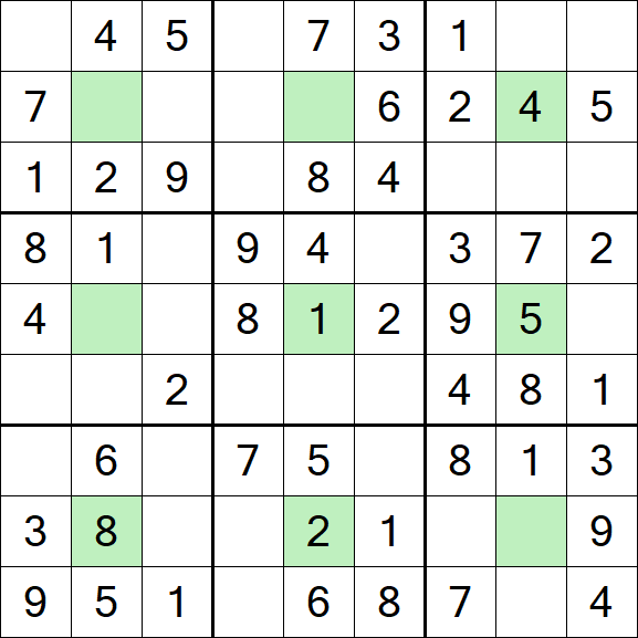 Center Dot Sudoku - Einfach