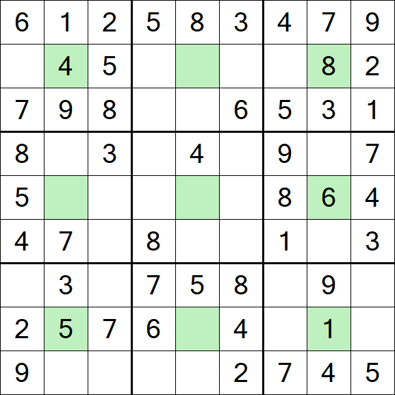Center Dot Sudoku - Einfach
