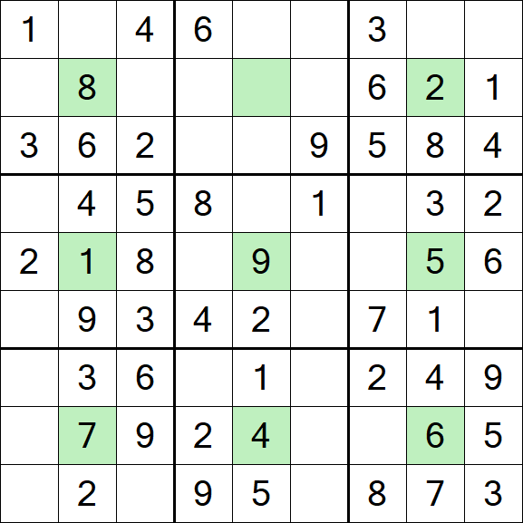 Center Dot Sudoku - Einfach