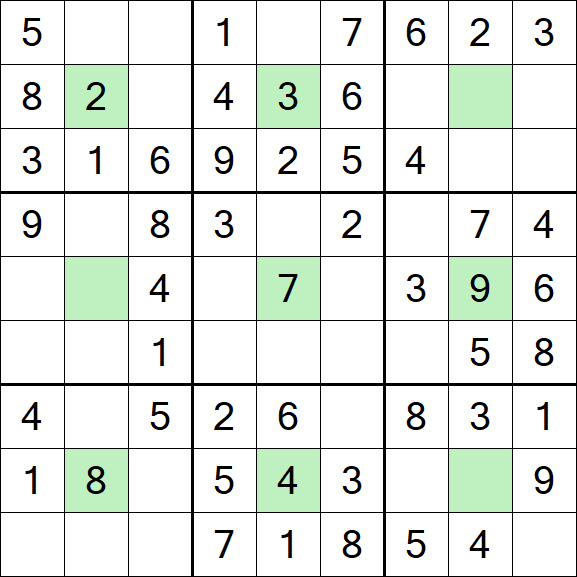 Center Dot Sudoku - Einfach
