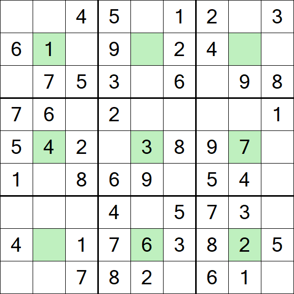 Center Dot Sudoku - Einfach