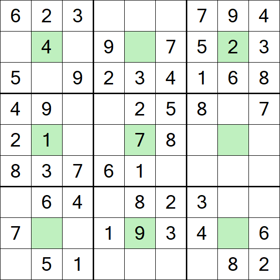 Center Dot Sudoku - Einfach
