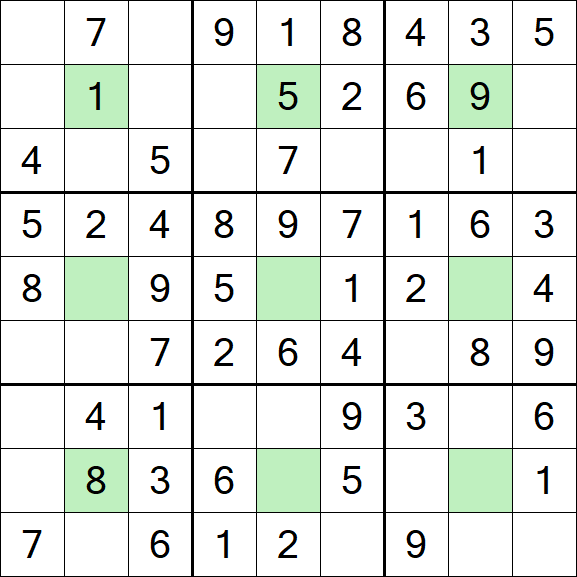 Center Dot Sudoku - Einfach