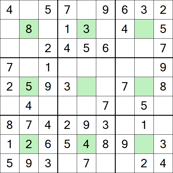 Center Dot Sudoku - Einfach