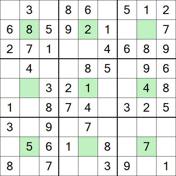 Center Dot Sudoku - Einfach