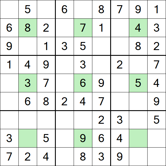 Center Dot Sudoku - Einfach
