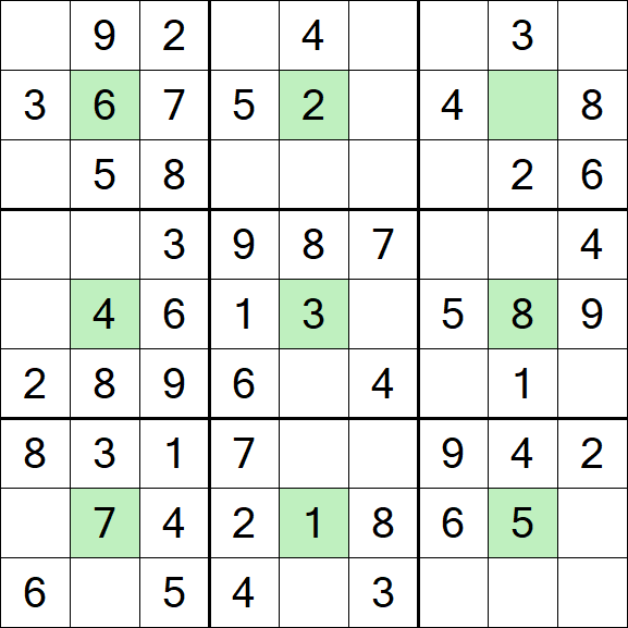 Center Dot Sudoku - Einfach