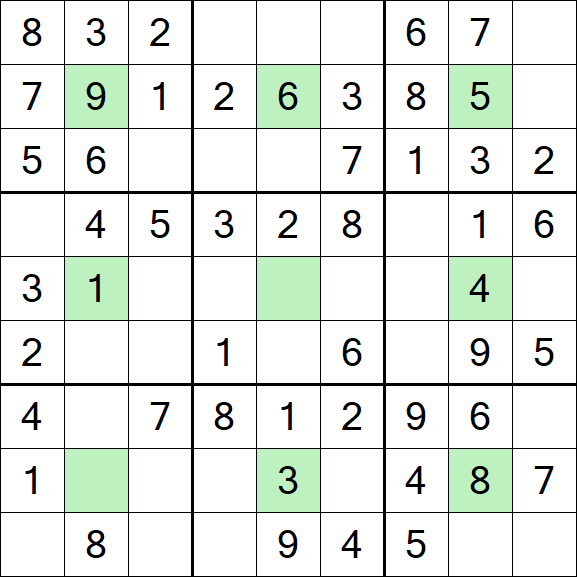 Center Dot Sudoku - Einfach