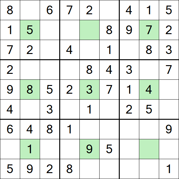 Center Dot Sudoku - Einfach