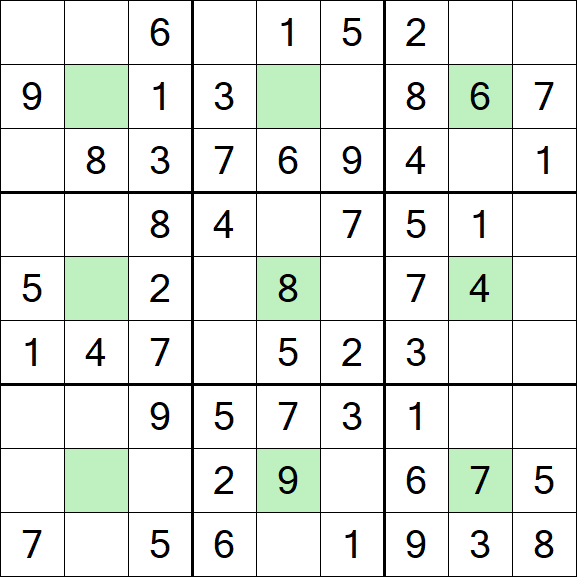 Center Dot Sudoku - Einfach