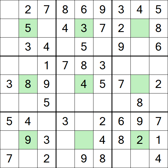 Center Dot Sudoku - Einfach