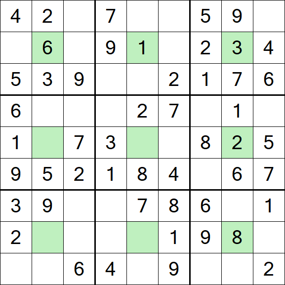 Center Dot Sudoku - Einfach