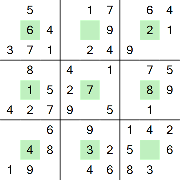 Center Dot Sudoku - Einfach