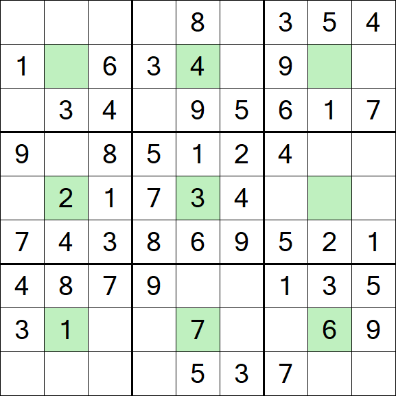 Center Dot Sudoku - Einfach