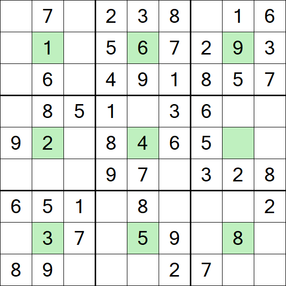 Center Dot Sudoku - Einfach