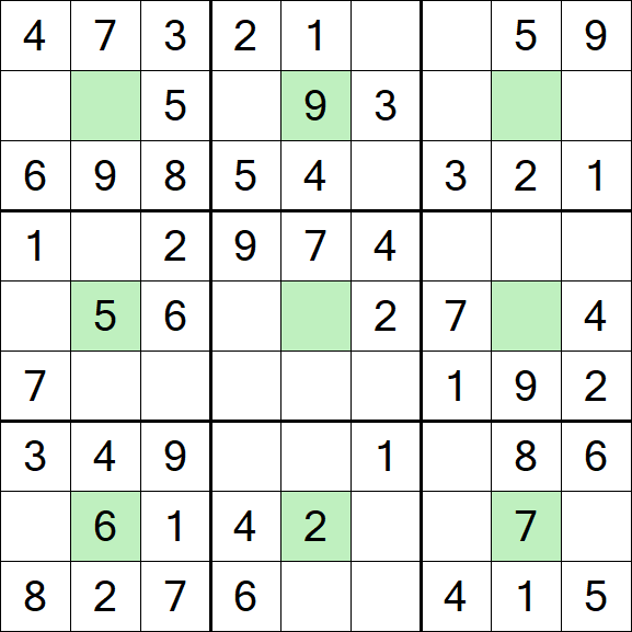 Center Dot Sudoku - Einfach