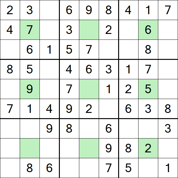 Center Dot Sudoku - Einfach