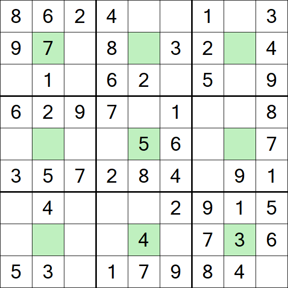 Center Dot Sudoku - Einfach