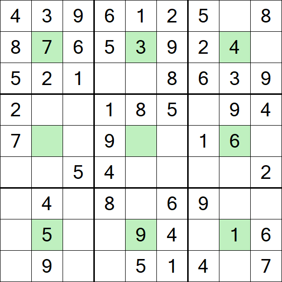 Center Dot Sudoku - Einfach