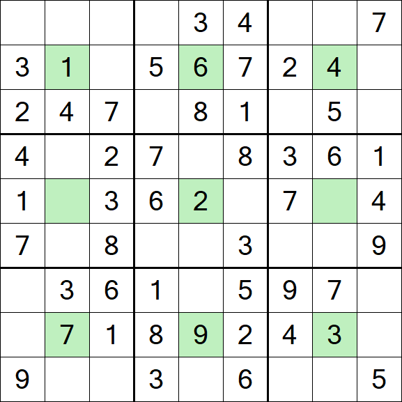 Center Dot Sudoku - Einfach