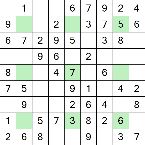 Center Dot Sudoku - Einfach