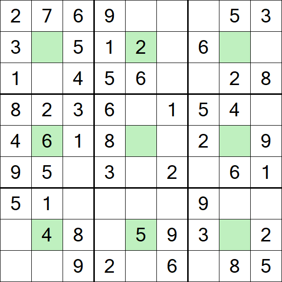 Center Dot Sudoku - Einfach