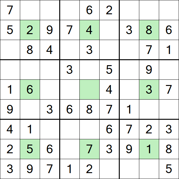 Center Dot Sudoku - Einfach