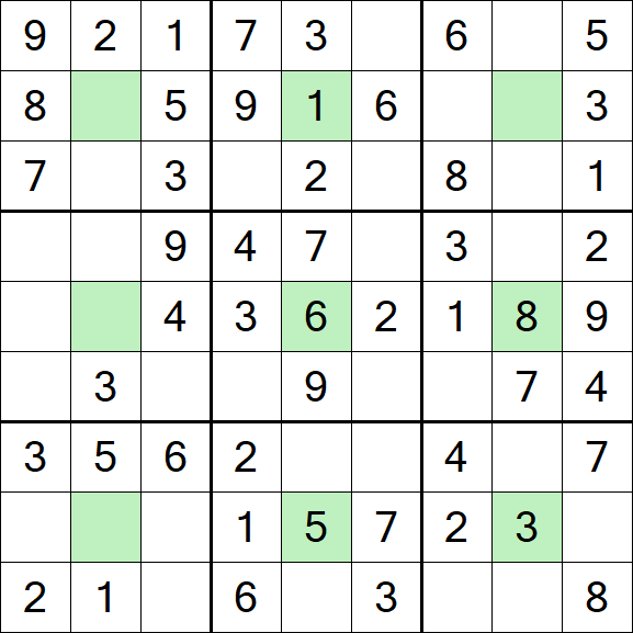 Center Dot Sudoku - Einfach