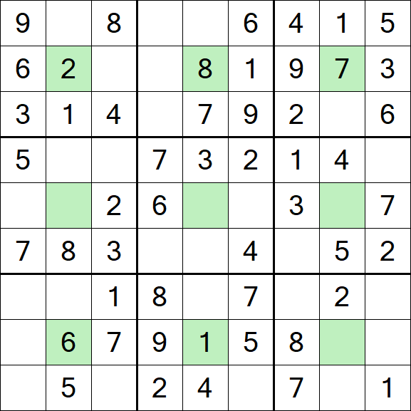 Center Dot Sudoku - Einfach