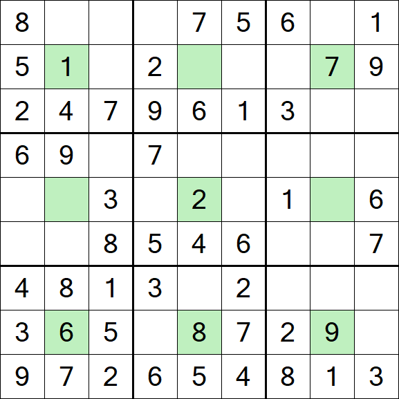 Center Dot Sudoku - Einfach