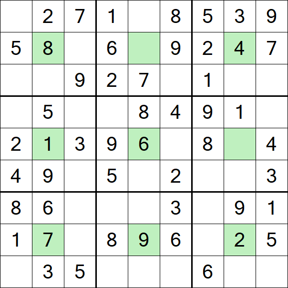 Center Dot Sudoku - Einfach