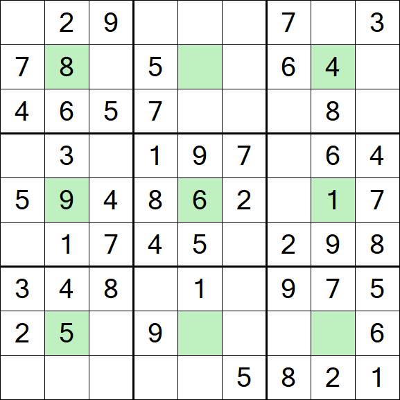 Center Dot Sudoku - Einfach