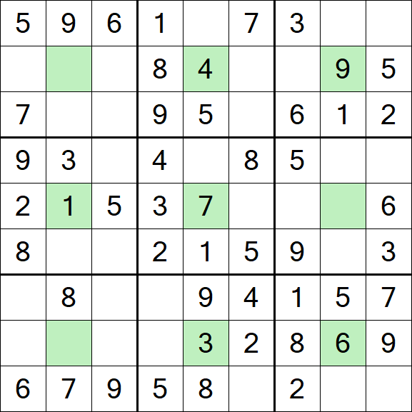 Center Dot Sudoku - Einfach