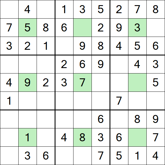 Center Dot Sudoku - Easy