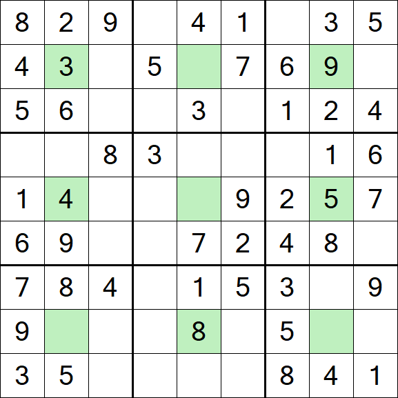 Center Dot Sudoku - Einfach