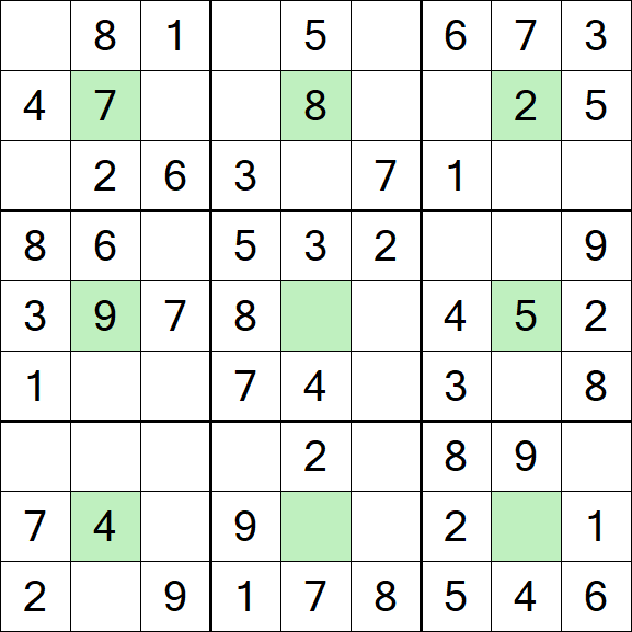 Center Dot Sudoku - Einfach