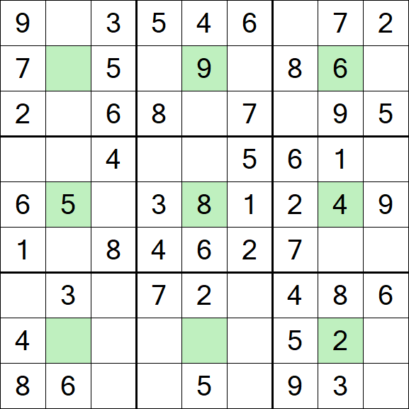 Center Dot Sudoku - Einfach