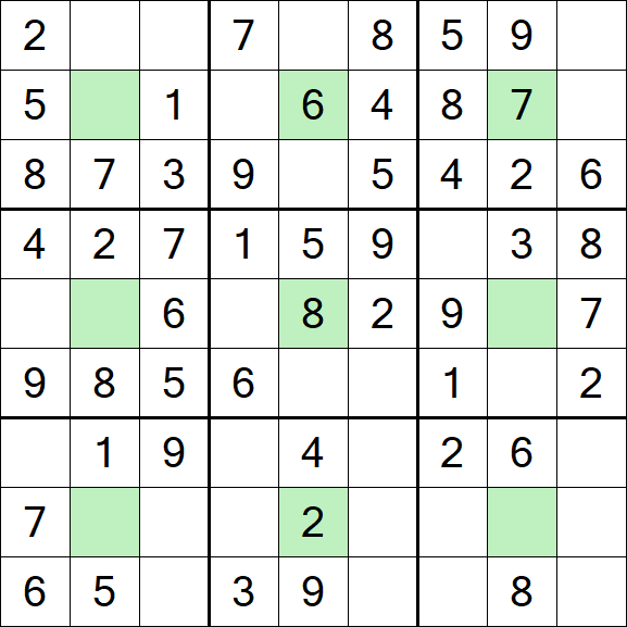 Center Dot Sudoku - Einfach