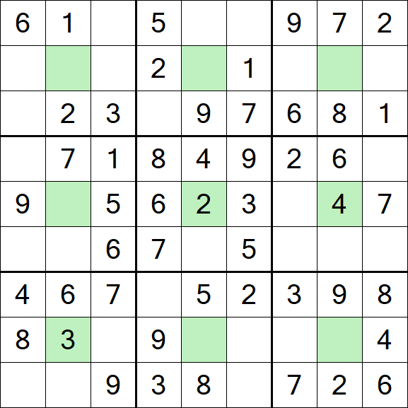 Center Dot Sudoku - Simple