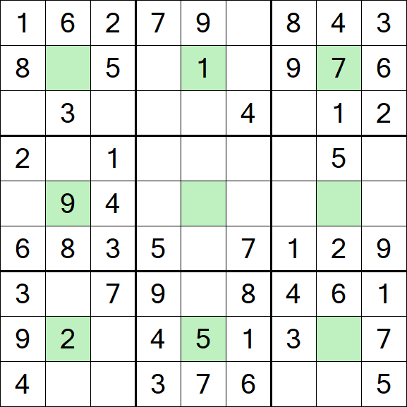 Center Dot Sudoku - Simple