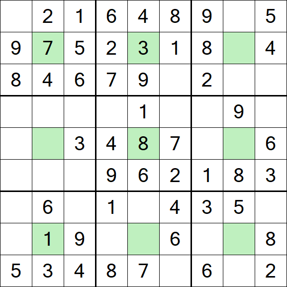 Center Dot Sudoku - Simple