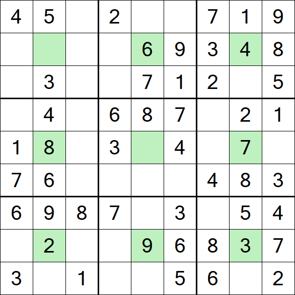 Center Dot Sudoku - Simple