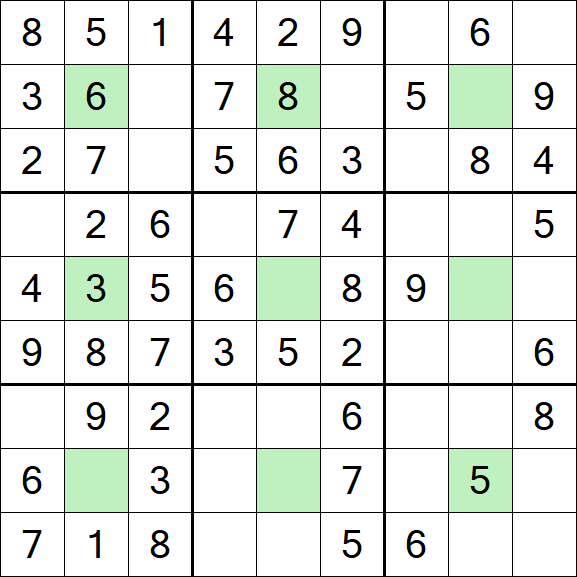 Center Dot Sudoku - Simple