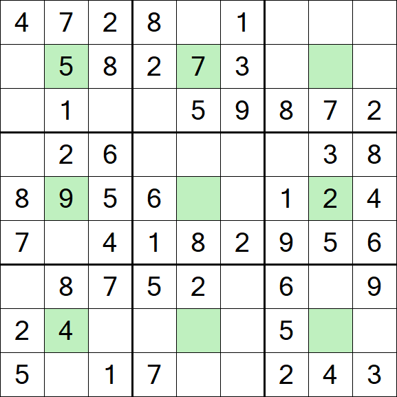 Center Dot Sudoku - Simple