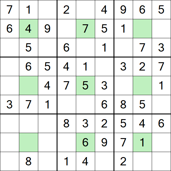 Center Dot Sudoku - Simple