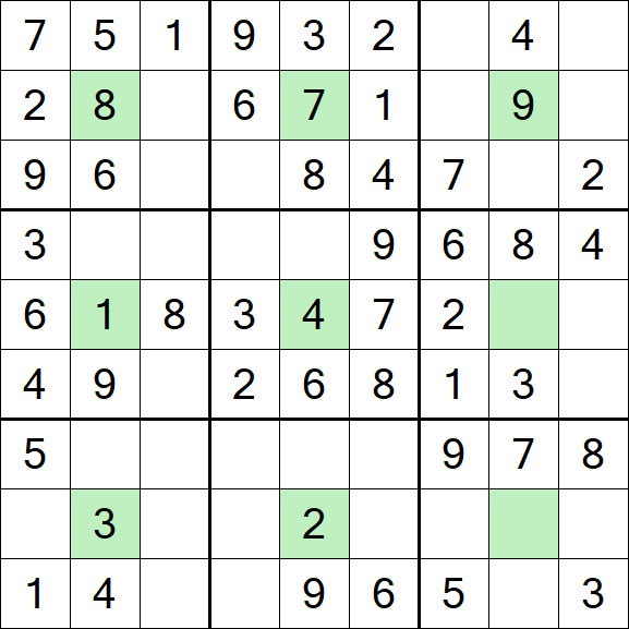 Center Dot Sudoku - Simple