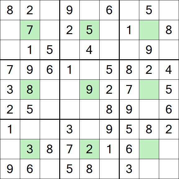Center Dot Sudoku - Simple