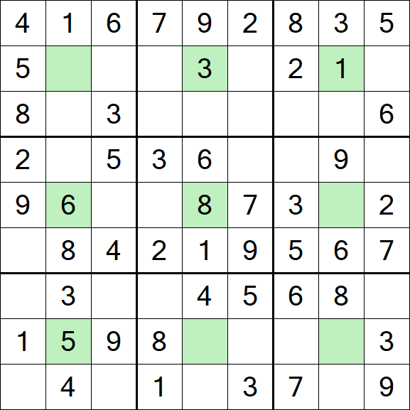 Center Dot Sudoku - Simple